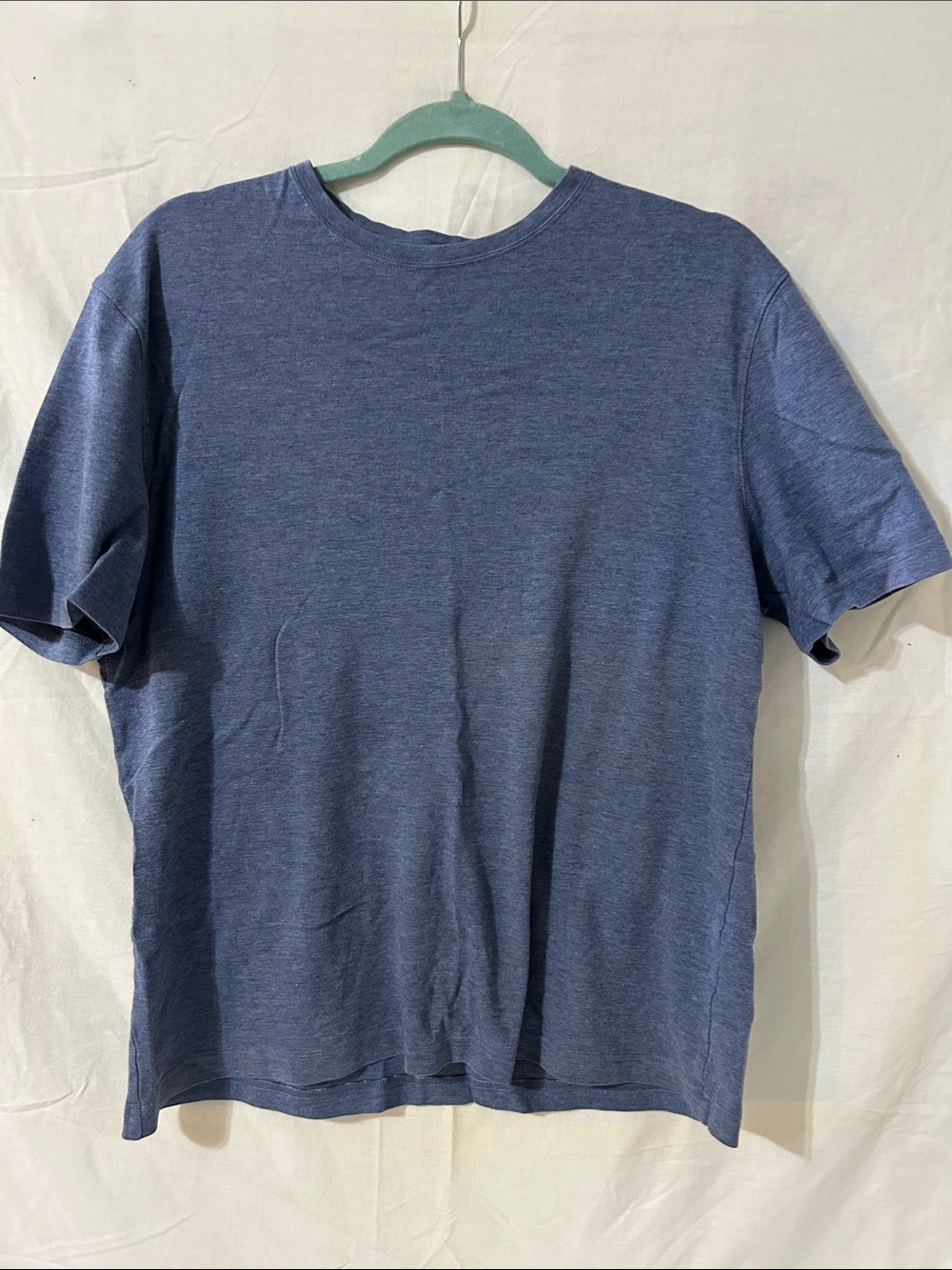 Classic Crew Neck T-Shirt - Blue Sz L